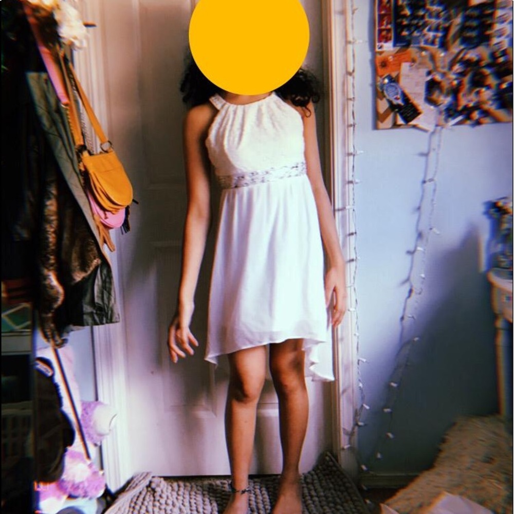 White dress